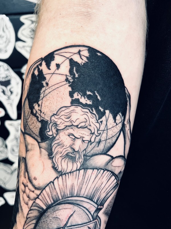 Tattoo Guerrier Spartiate proche Montpellier