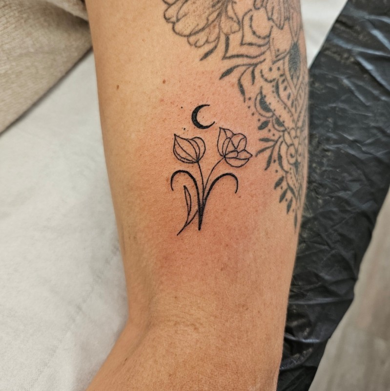 Tatouage Bélier fineline – Mèze (Hérault)