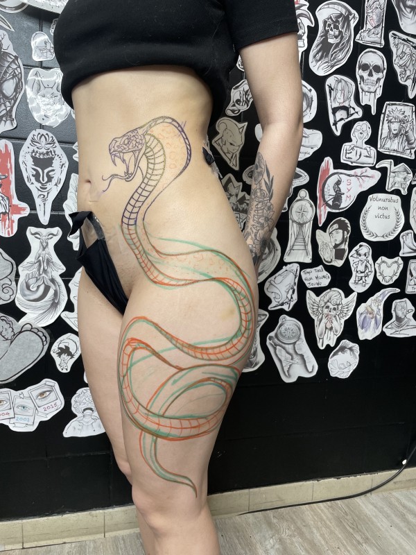 Tatouage Serpent proche Montpellier 