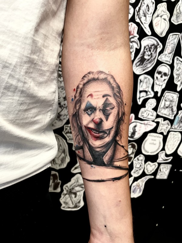 Tattoo Joker realiste proche Montpellier 